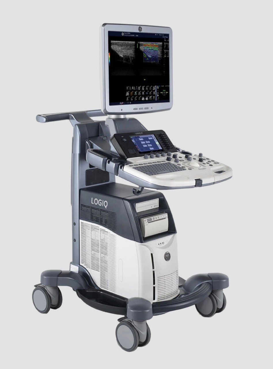 Advanced GE LOGIQ Doppler ultrasound scanning machine at Science Lab Diagnostics